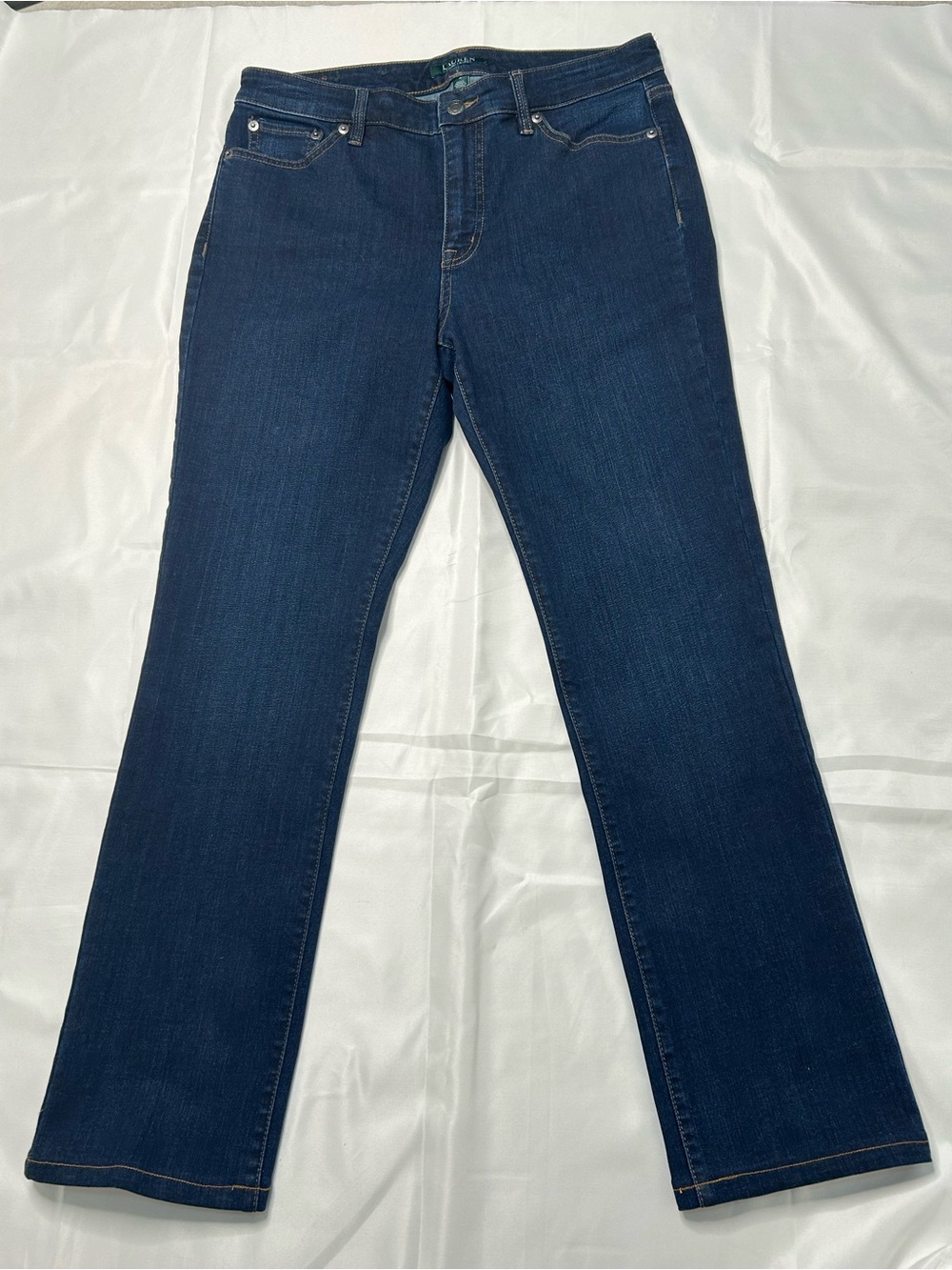 Lauren Ralph Lauren Women’s Size 8 Dark Wash Bootcut Stretch Jeans 28” Inseam